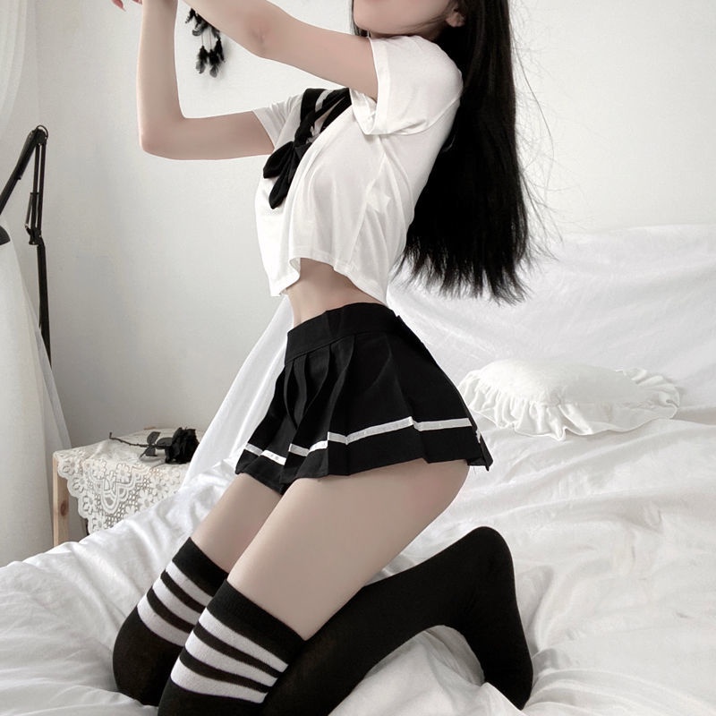 Q03 Sexy Lingerie Pure Desire Passion Suit Maid jk Uniform Temptation Pajamas Hot Clothes