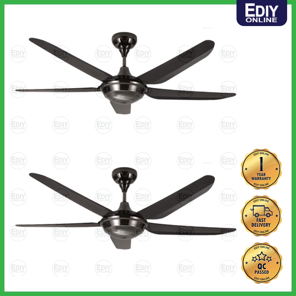 Deka Kronos 5 Blade Ceiling Fan Remote Control K9 4speed 2 Units F5p Kipas Siling 风扇 1502007