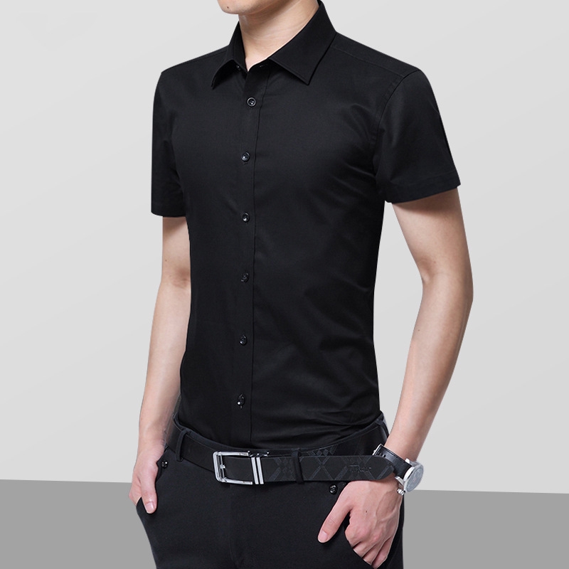 mens short sleeve business shirts