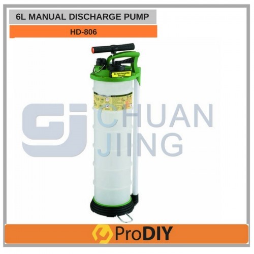 HD-806 6L Manual Extract & Discharge Pumps Engine Oil Fluids Pressure In & Out