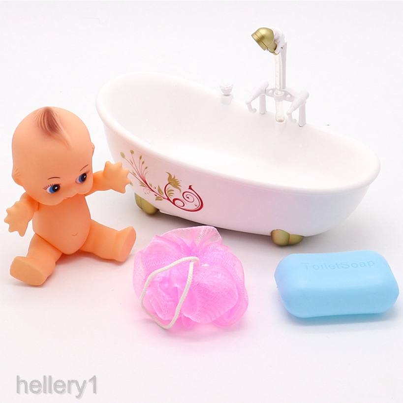 HELLERY1 Baby Doll Bath Toy Set for Kids, Real Working ...