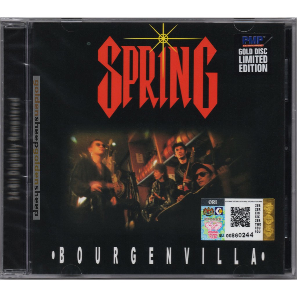 SPRING (AMENG) - Bourgenvilla 2018 SONY MUSIC LIMITED EDITION GOLD DISC 24-Bit Digitally Remastered CD