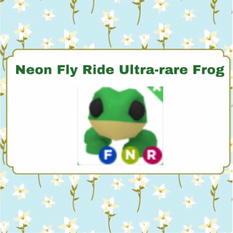 Roblox adopt me neon fly ride frog | Shopee Malaysia