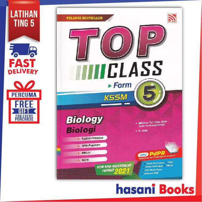 Form kssm textbook 5 biology Praktis Topikal