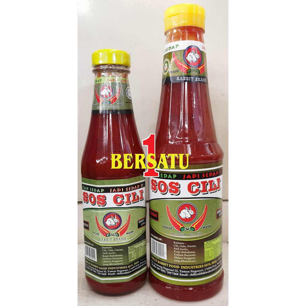 Penang Famous : Sos Cili Cap Arnab / Rabbit Brand Chilly Sauce 320g/520g