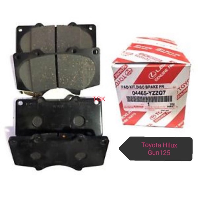 TOYOTA HILUX GUN125 FRONT DISC BRAKE PAD Shopee Malaysia