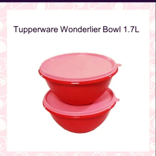 TUPPERWARE TEXTURED WONDERLIER BOWL 1.7L