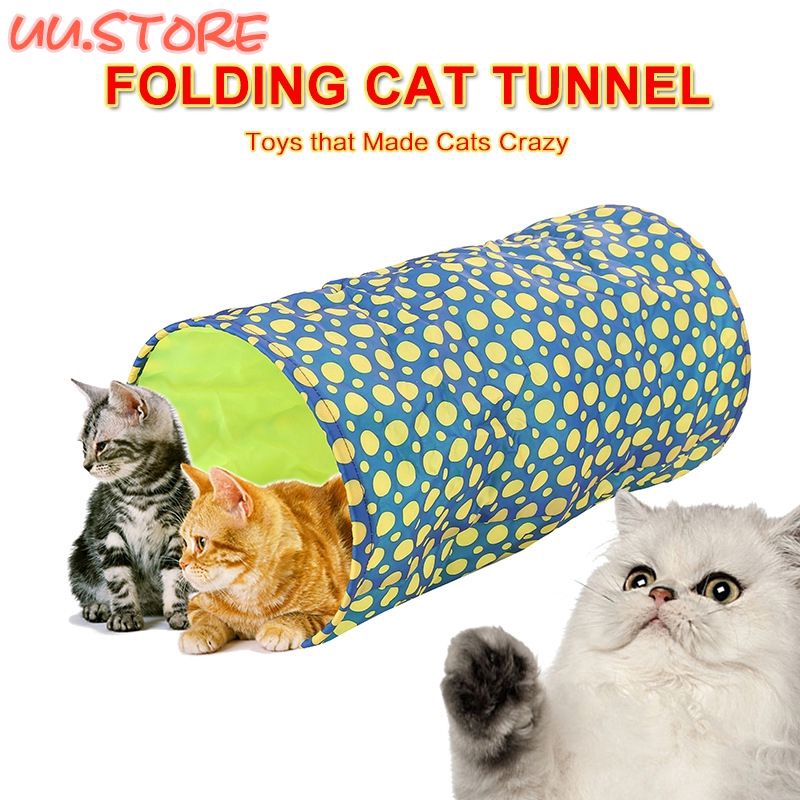 cat play tubes