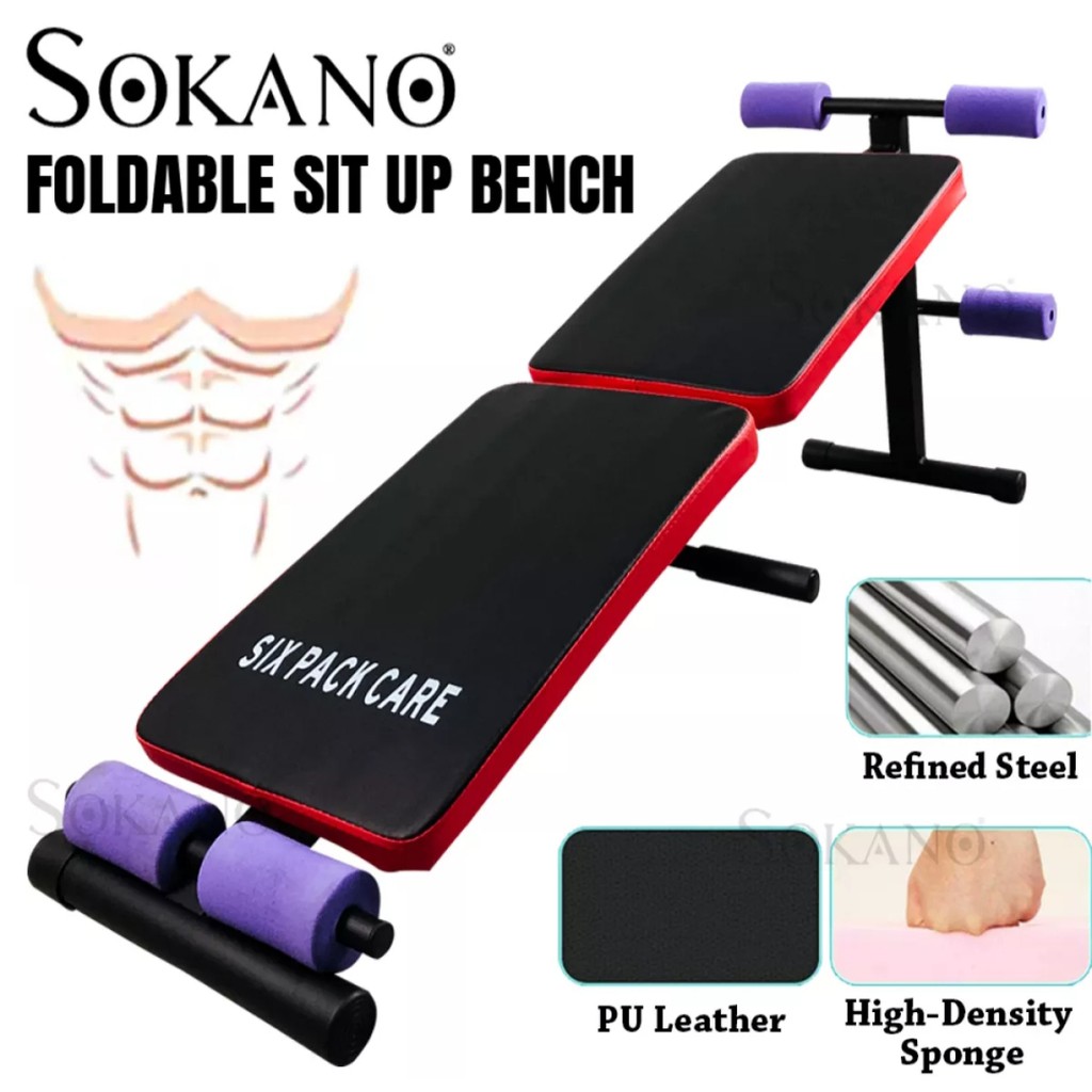 Sit Up Bench Foldable Type Six Pack Care Sit Up Bench Chair Abdominal 