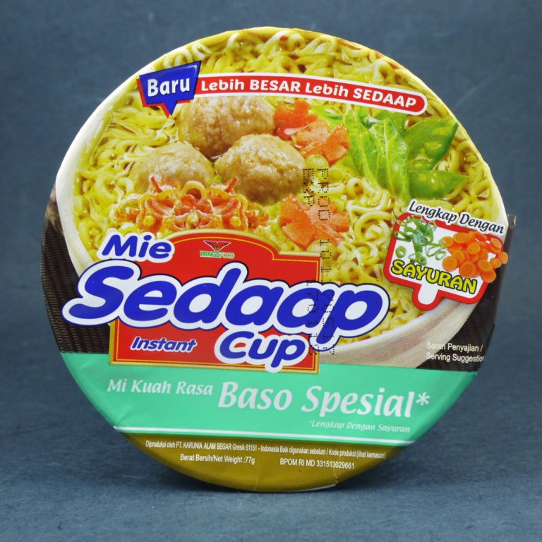 Mi Sedaap Instant Cup Baso Special 77g Shopee Malaysia