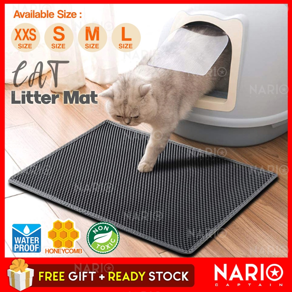 NARIO [ CLEAR STOCK ] Tikar Tahan Air Boleh Dibasuh Kencing Tikar Perangkap  Haiwan Peliharaan Carpet Kucing Cat Mat