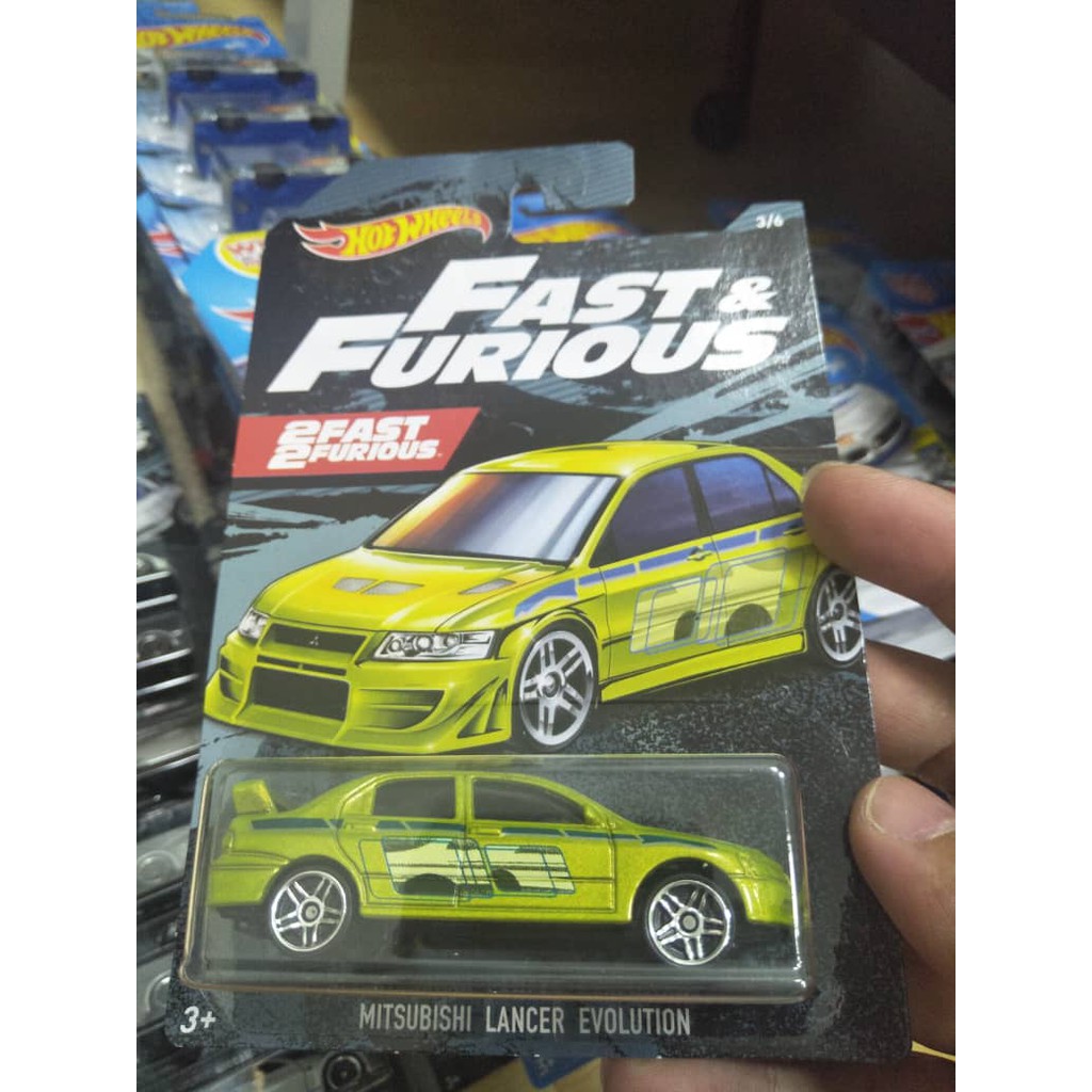 Hot Wheels Fast And Furious Mitsubishi Lancer Evolution Green Shopee Malaysia 3543