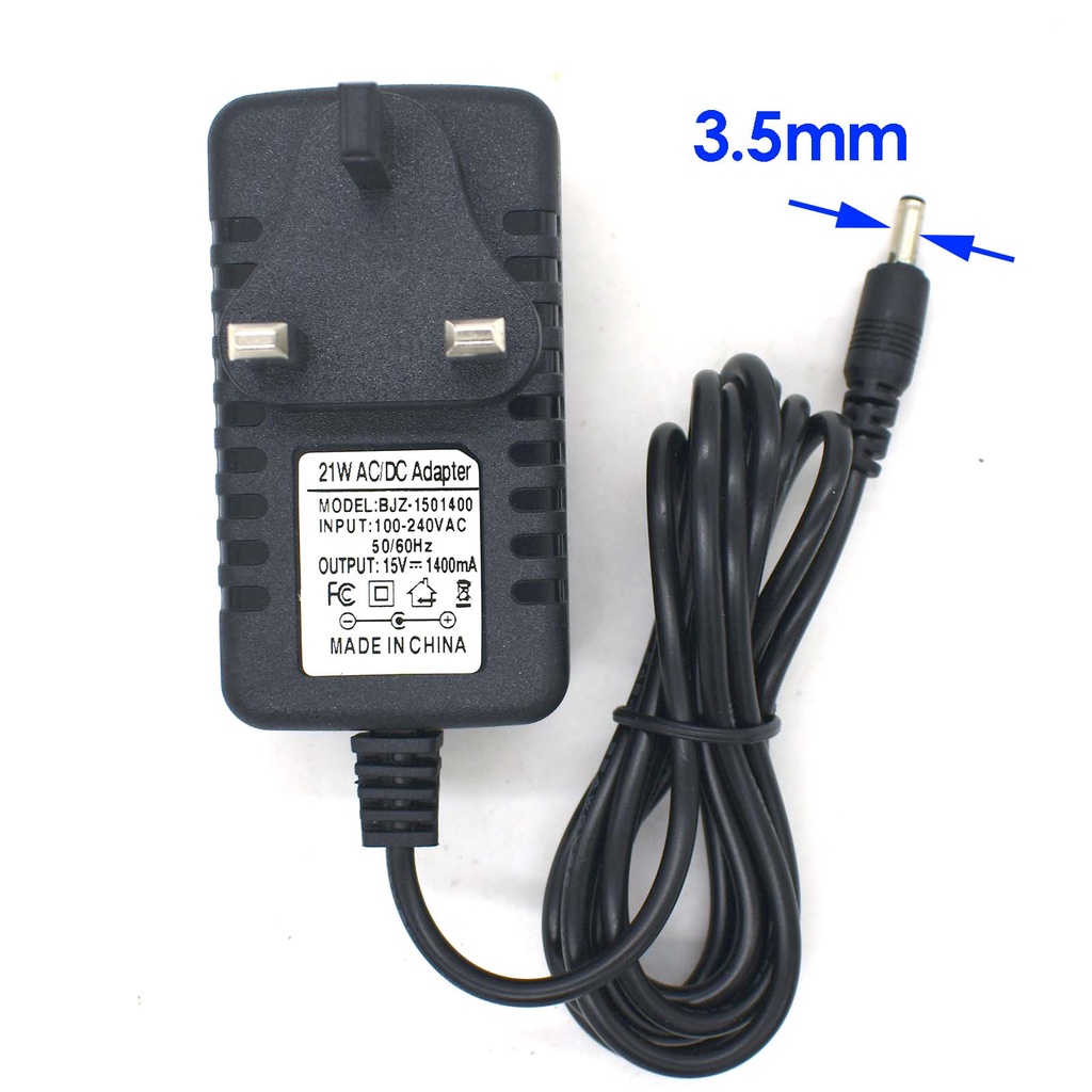 21W 15V 1.4A AC/DC Power Supply Adapter Charger for Amazon Echo Speaker UK Plug 