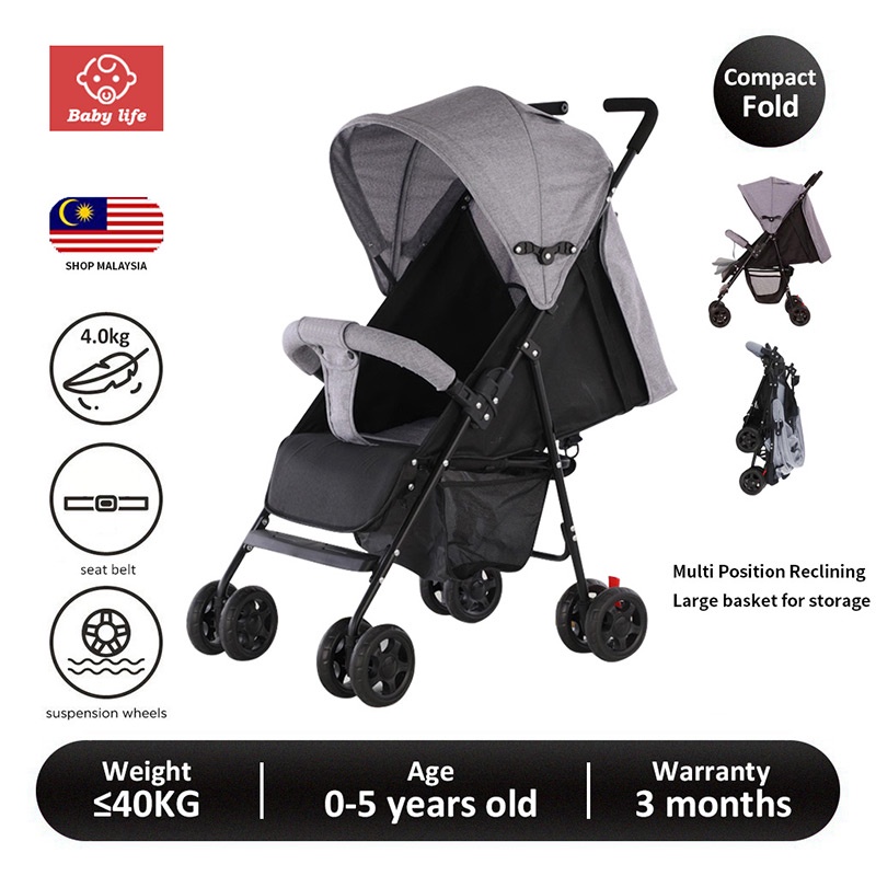 Stroller Baby❣️Lightweight Compact Foldable Baby Stroler Kereta Sorong Bayi 嬰兒車❣️Ready stock