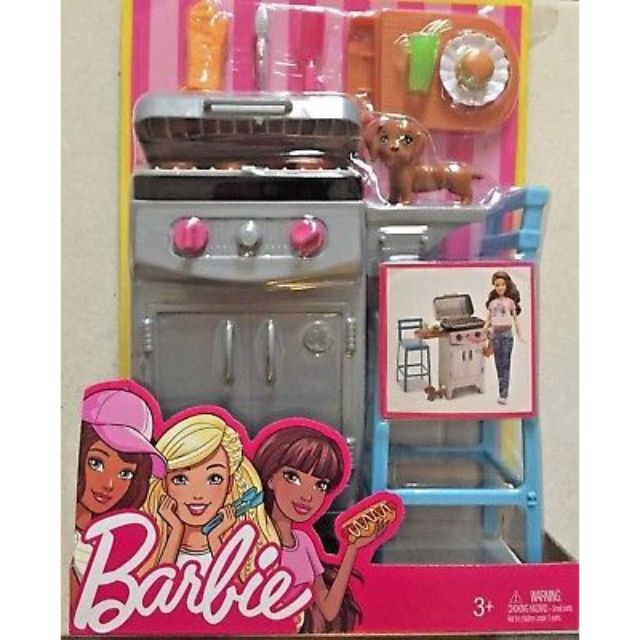 barbie grill set