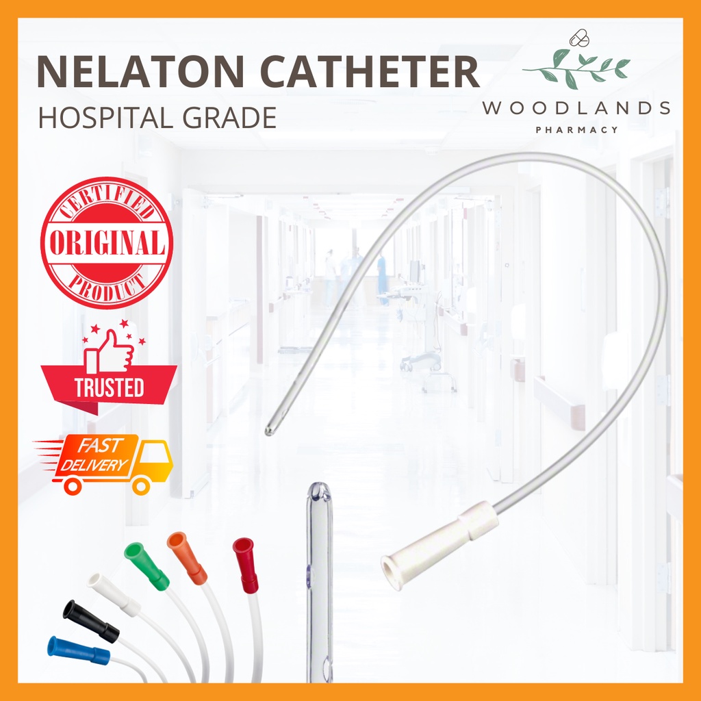 HOSPITAL GRADE NELATON CATHETER SIZE: 12FR (1PC) | Shopee Malaysia