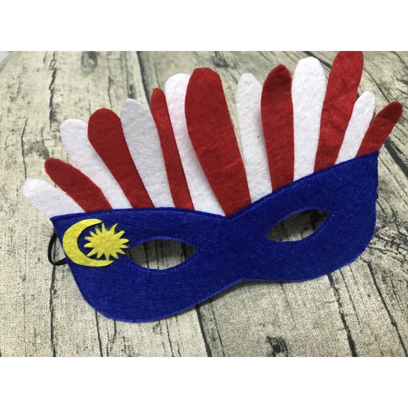 topeng muka bendera malaysia - RoccotaroKane