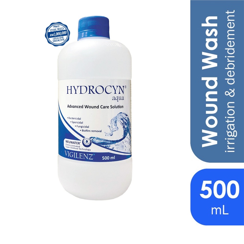 Vigilenz Hydrocyn Aqua Wound Wash (500ml) Shopee Malaysia