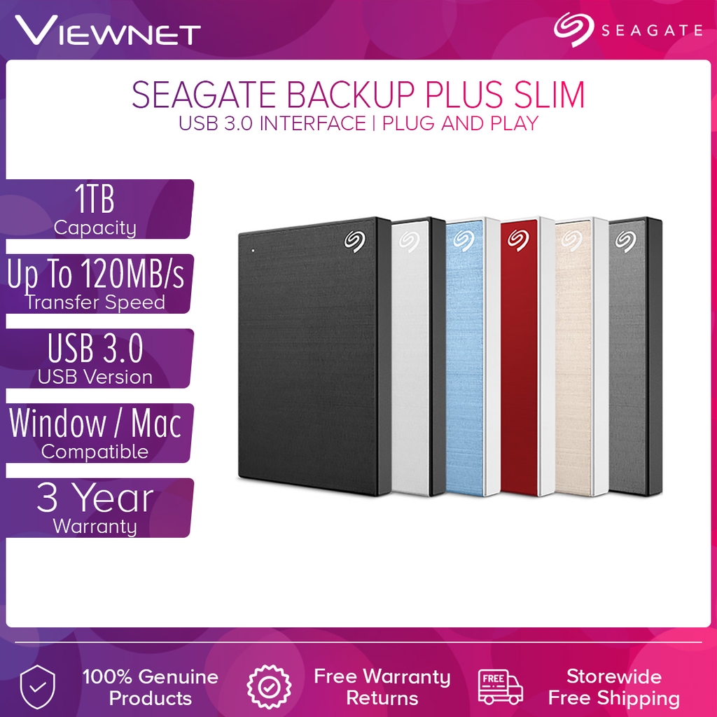Seagate Backup Plus Portable Drive External Hard Disk Hard ...