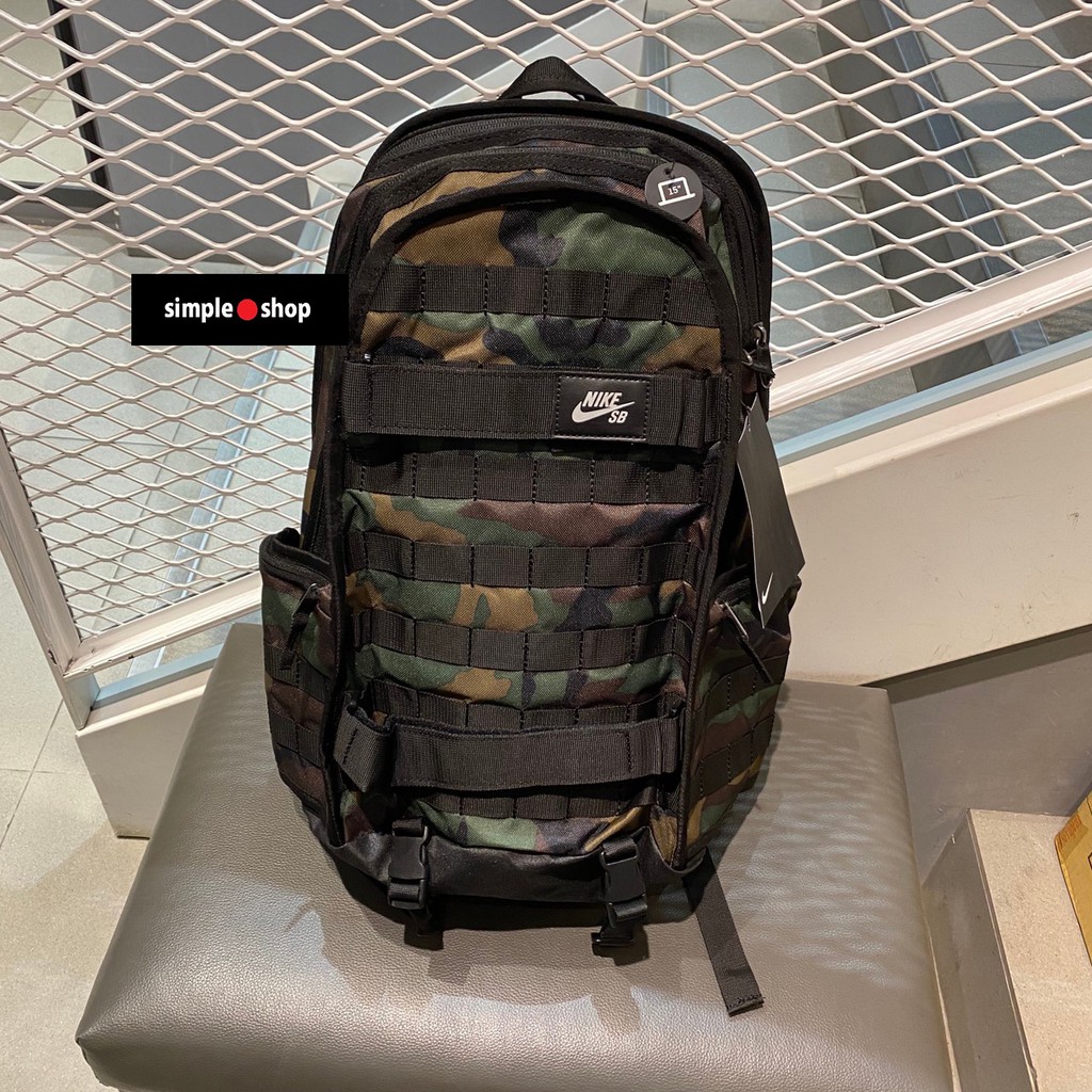 Nike Sb Rpm Sports Backpack Laptop Skateboard Clip Backpack Camouflage Nike Sb Rpm Shopee Malaysia