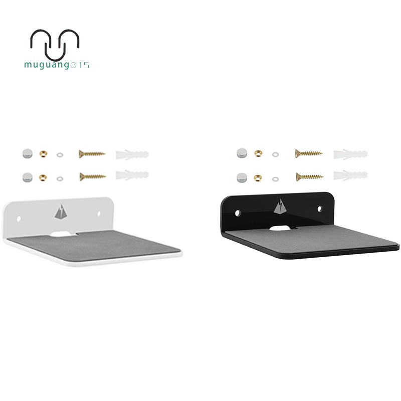 Wall Shelf Speaker Stand, Small Wall Shelf Speaker Mount for Bluetooth