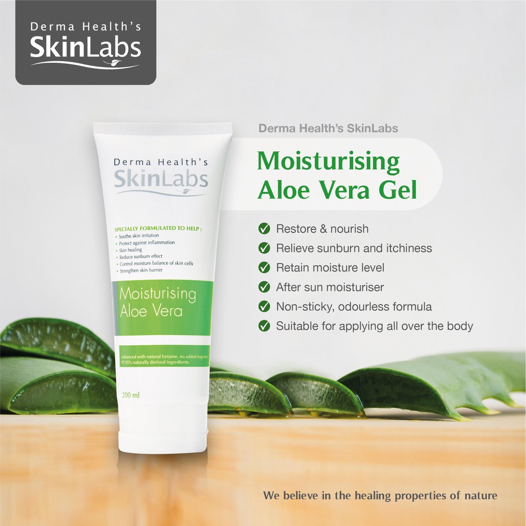 Skin Labs Aloe Vera Moisturising Gel 200ml Shopee Malaysia