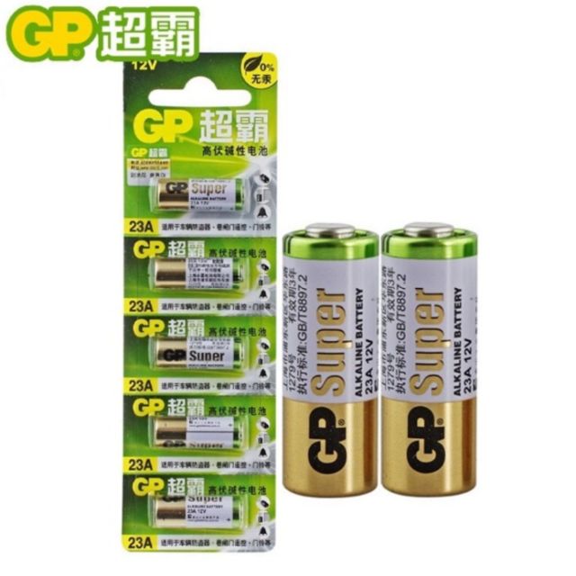 Original GP Super 23A/ 12V High Voltage Alkaline Battery 1Pcs Shopee Malaysia