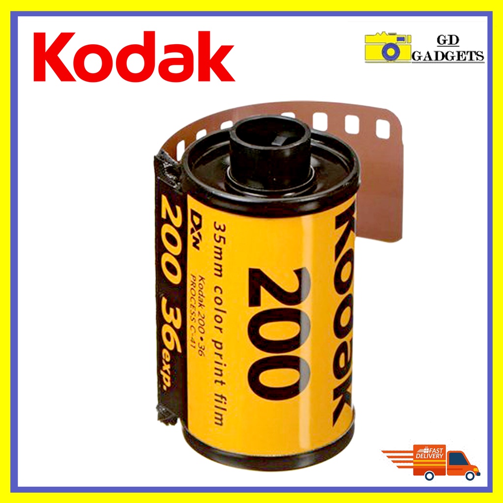 (Ready Stock) Kodak GOLD 200 / GOLD ISO ASA 200 36 EXPOSURE Color