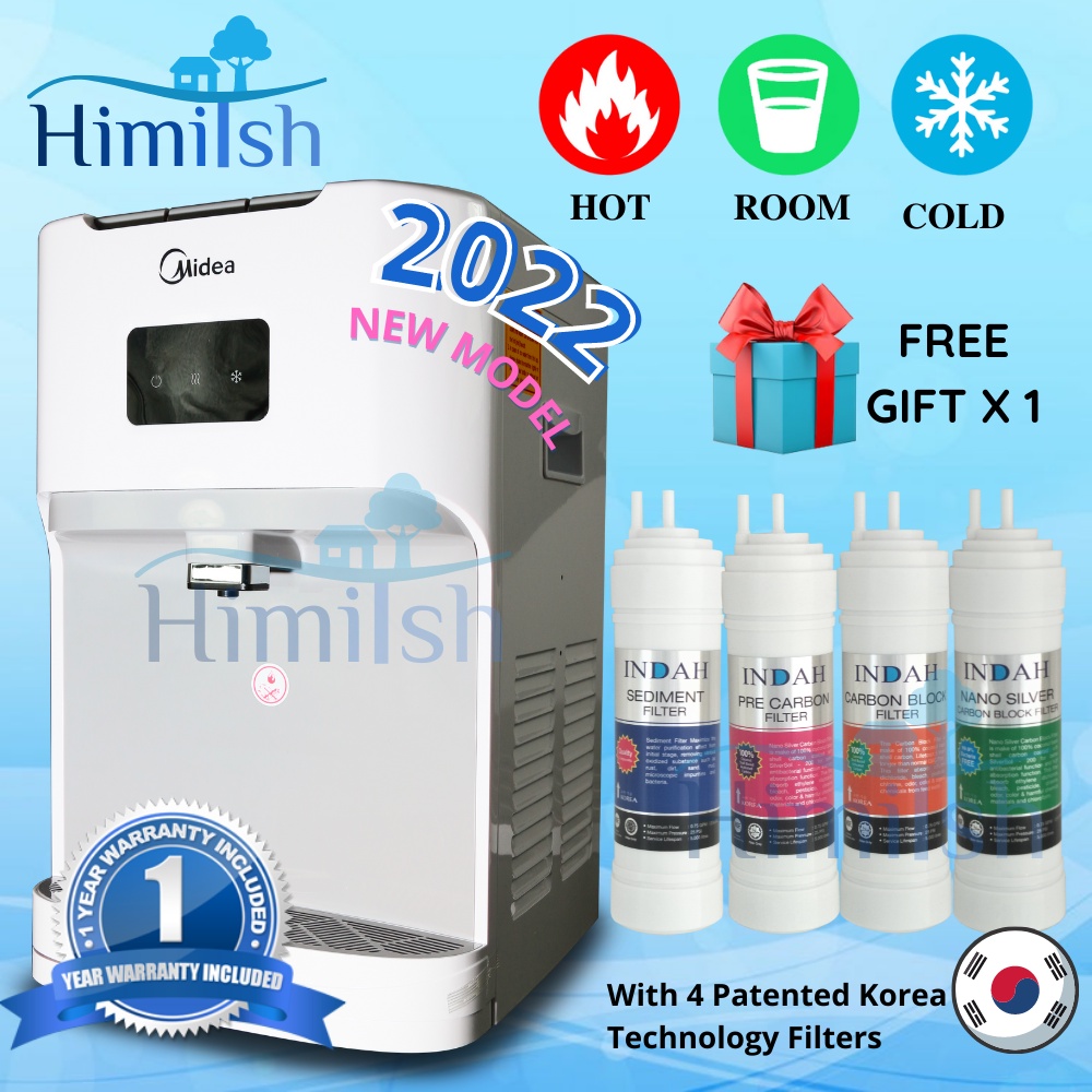 Midea Mild Alkaline Water Dispenser Hot Normal Cold X Series X11 With 4 Jakim Halal Sirim Korea 7468