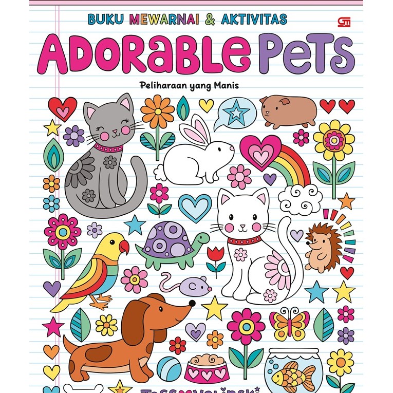 Download Gramedia Depok Coloring And Activity Book Sweet Pets Adorable Pets Bbp 21 Shopee Malaysia