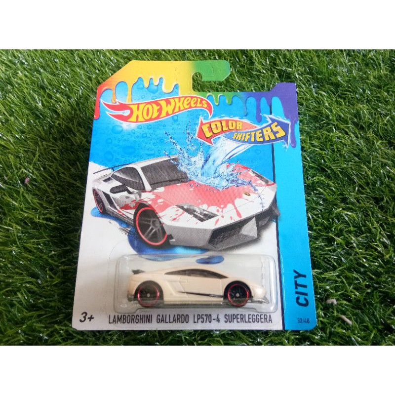 HOT WHEELS 2015 LAMBORGHINI GALLARDO LP570-4 SUPERLEGGERA COLOR/ COLOUR  SHIFTERS 32/48 | Shopee Malaysia