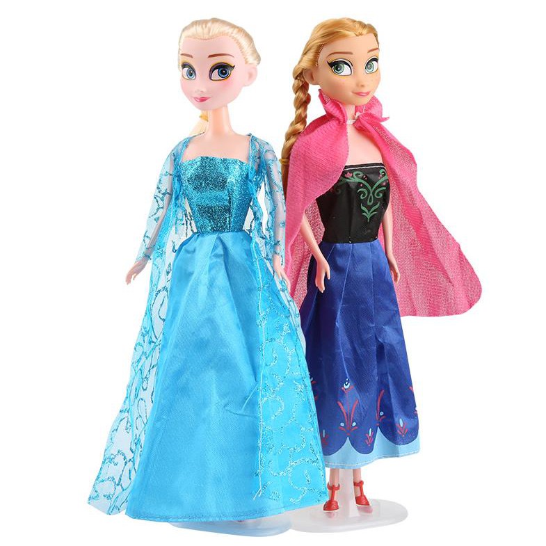 elsa with barbie