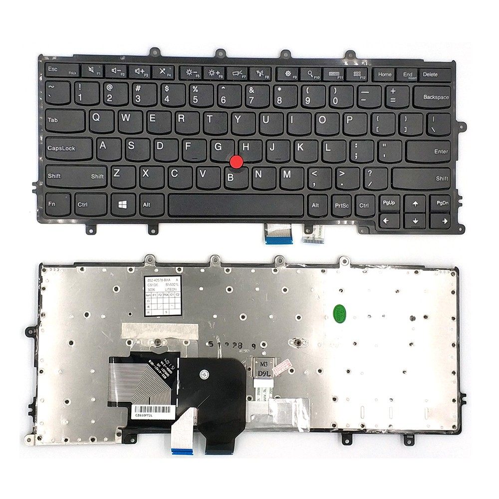 US Layout Non-backlit Laptop Keyboard For Lenovo IBM Thinkpad X230S X240 X240S X240I X250 X260 12.5 Inch Laptop Competible 04Y0900 0C02291 04Y0938 0C44711 