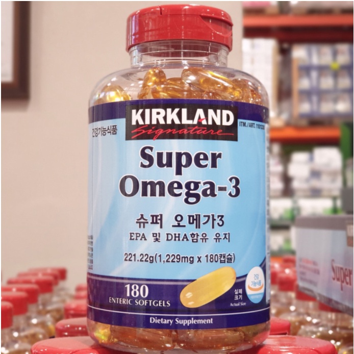 Costco Nutrients Kirkland Signature Super Omega 3, 180 Softgels Shopee Malaysia