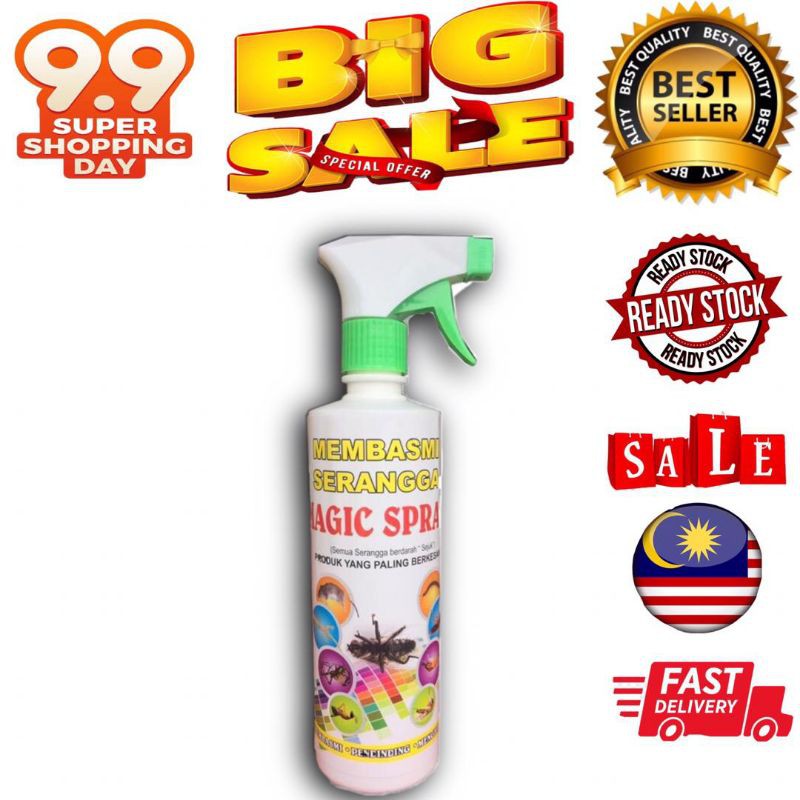 Buy 🔥MAGIC SPRAY SERANGGA / KUTU KUCING / SERANGA TANAMAN/ KUTU 