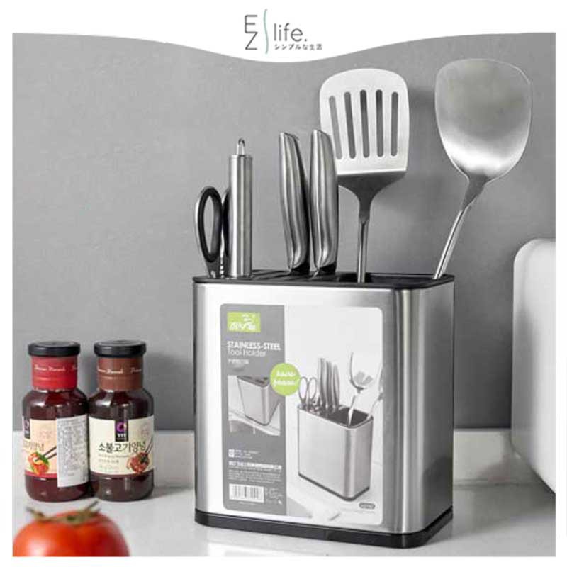 Stainless Steel Knife Holder Kitchen Tool Storage Knives Holder With