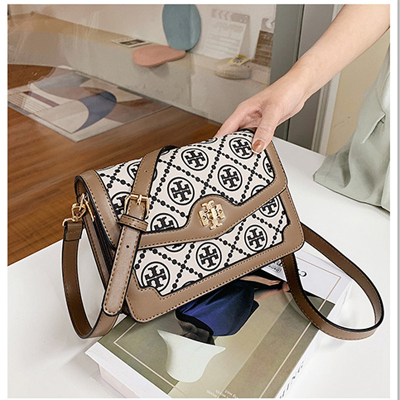 Tory Burch This Year's Popular High-end Broadband Bag 2021 New Trendy  Spring and Summer All-match Leather Women's Sling Bag | Shopee Malaysia
