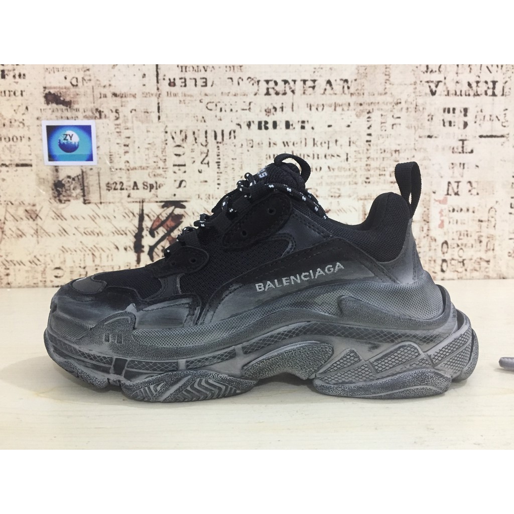 Balenciaga Triple S Red Blue Womens Spor Ayakkabılar