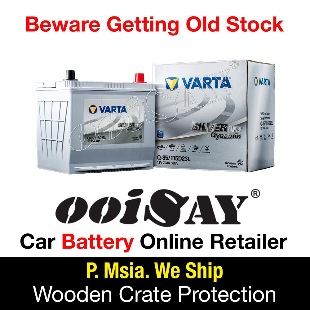 Varta Q85 115d23l Efb Stop Start Battery Mazda 2 3 6 Cx3 Cx5 I Stop Biante Toyota Alphard Estima Shopee Malaysia