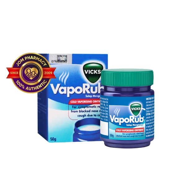 VICKS Vaporub Nose Block Relief Vaporising Ointment (50g) Shopee Malaysia