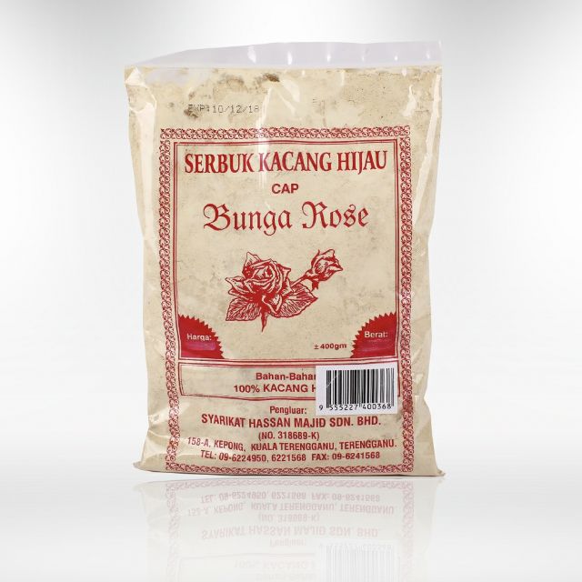 Tepung Kacang Hijau Cap Bunga Rose 400gm Shopee Malaysia