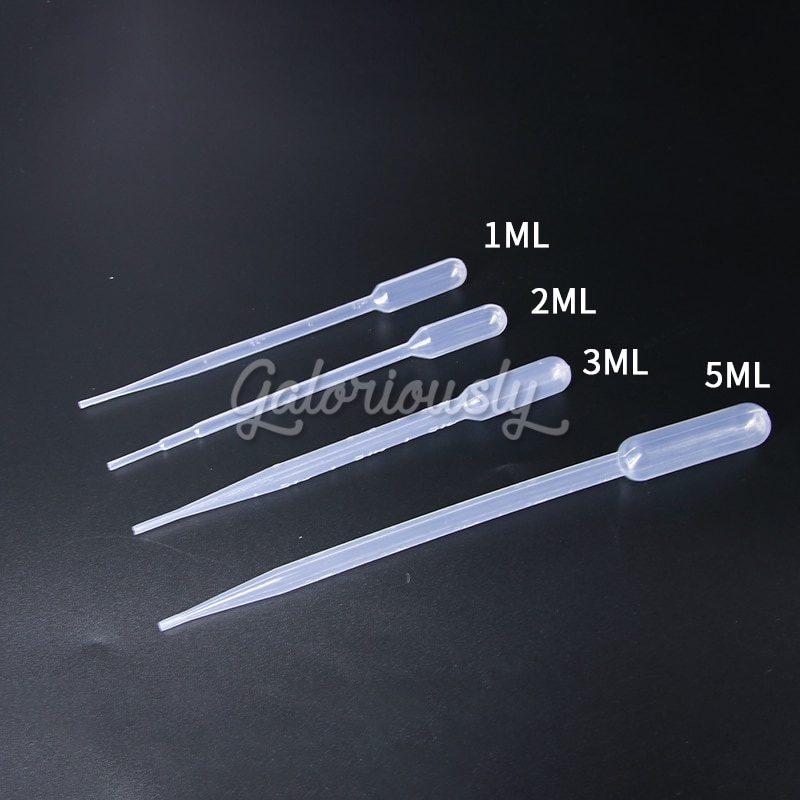 Disposable Pipette 5pcs 2ml / 5ml / 3ml Liquid Dropper Plastic Pasteur