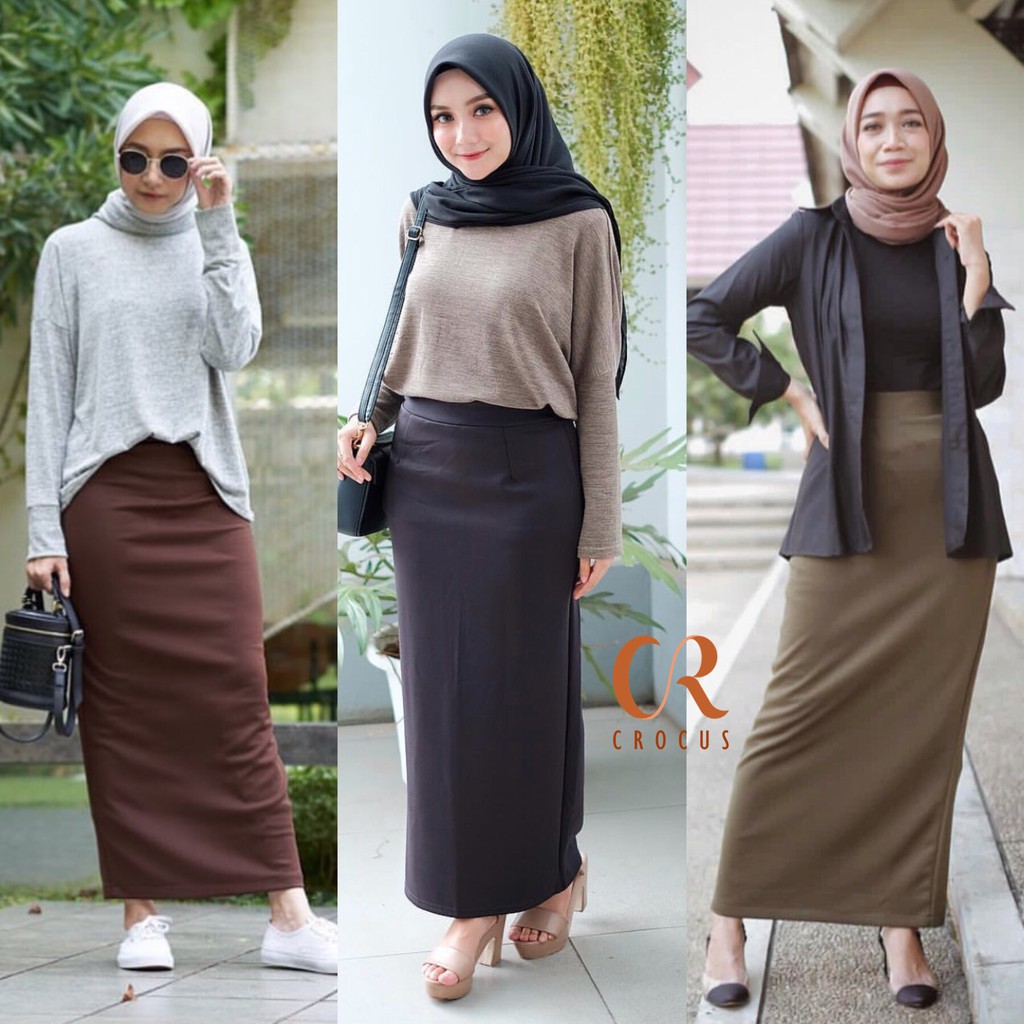 Verwarren Uittreksel Scherm Rok Span Scuba Length / Turkey Maxi Skirt | Shopee Malaysia