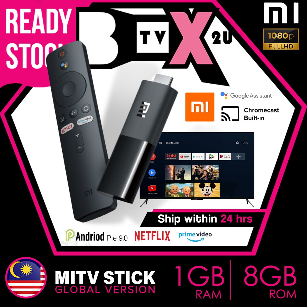 Ready Stock Xiaomi Mi TV Stick (Preinstalled Movies apps ...