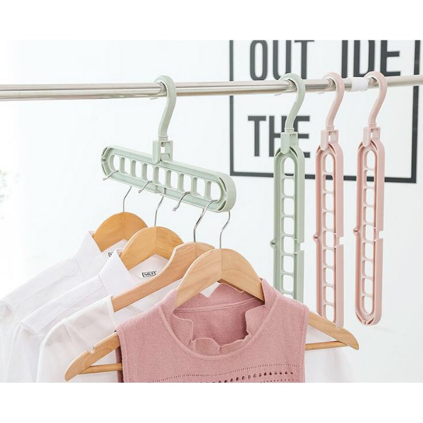 Tiktok Multifunction Clothes Hanger Folding Magic Wardrobe Drying