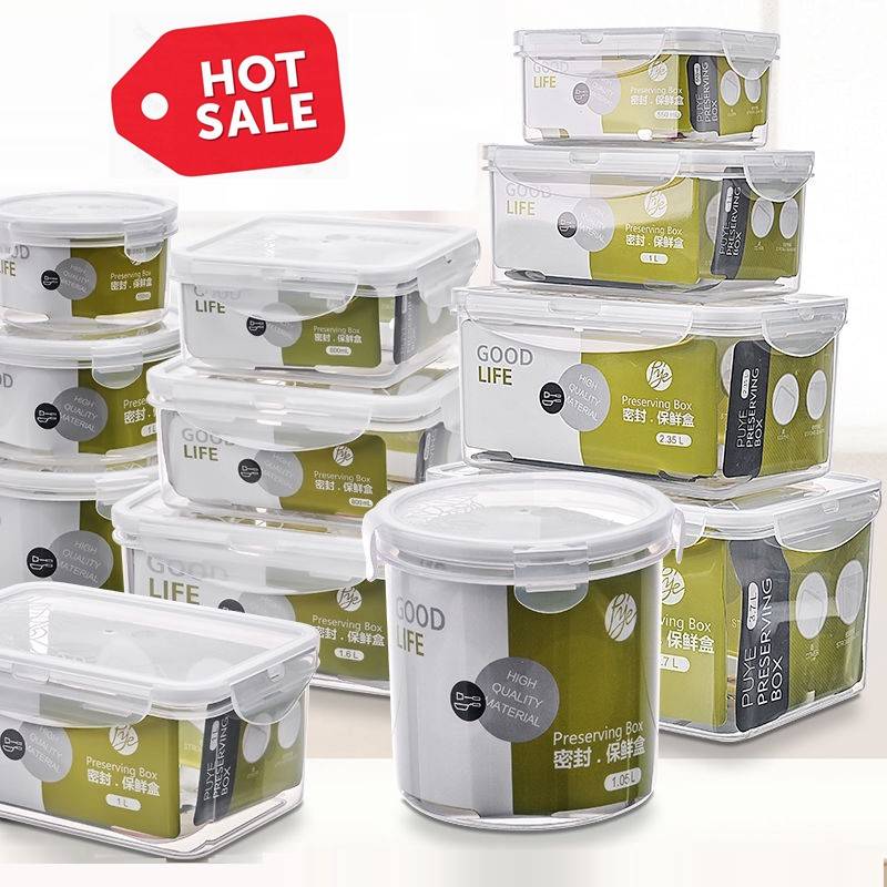 Food Storage Containers with Lids Microwave Dishwasher Safe Food Containers Airtight Leak Proof Easy Snap Lock Lunch Box BPA-Free  Storage Container Set