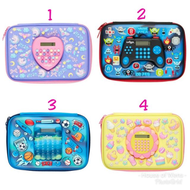 pencil case with calculator