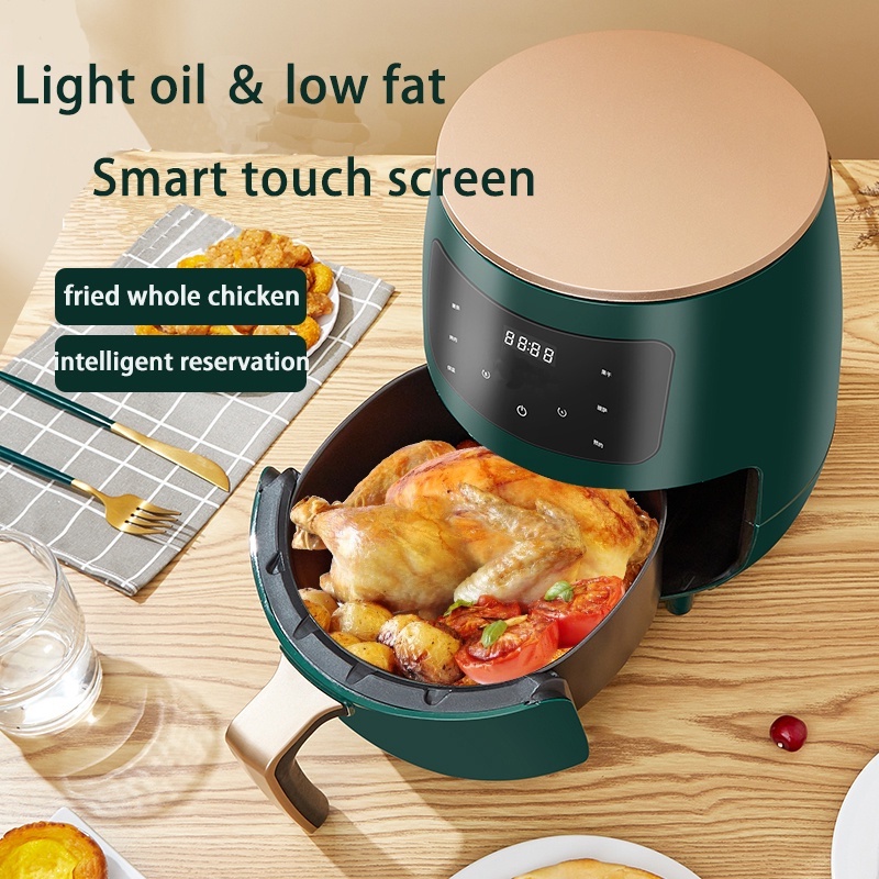 6l Air Fryer Led Digital Touch Screen High Capacity Multifunctional Fully Automatic Kitchen Appliance Oven