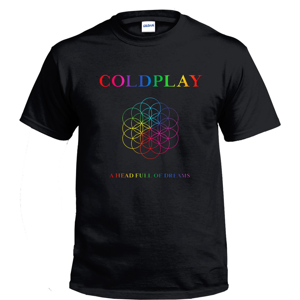 COLDPLAY BAND 100 COTTON TSHIRT GILDAN UNISEX GRAPHIC PRINTED