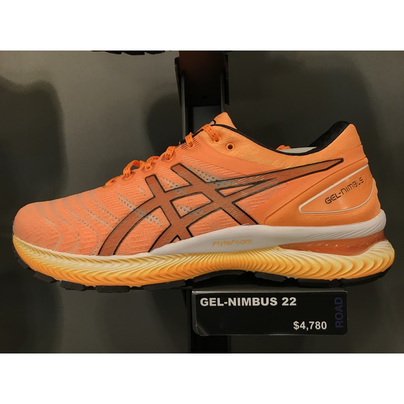 asics gel nimbus 22 orange